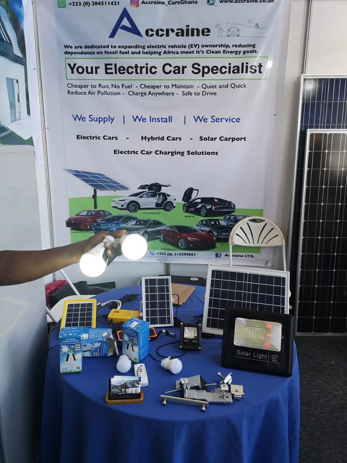 Accraine leads Ghana On Electric Car Adoption