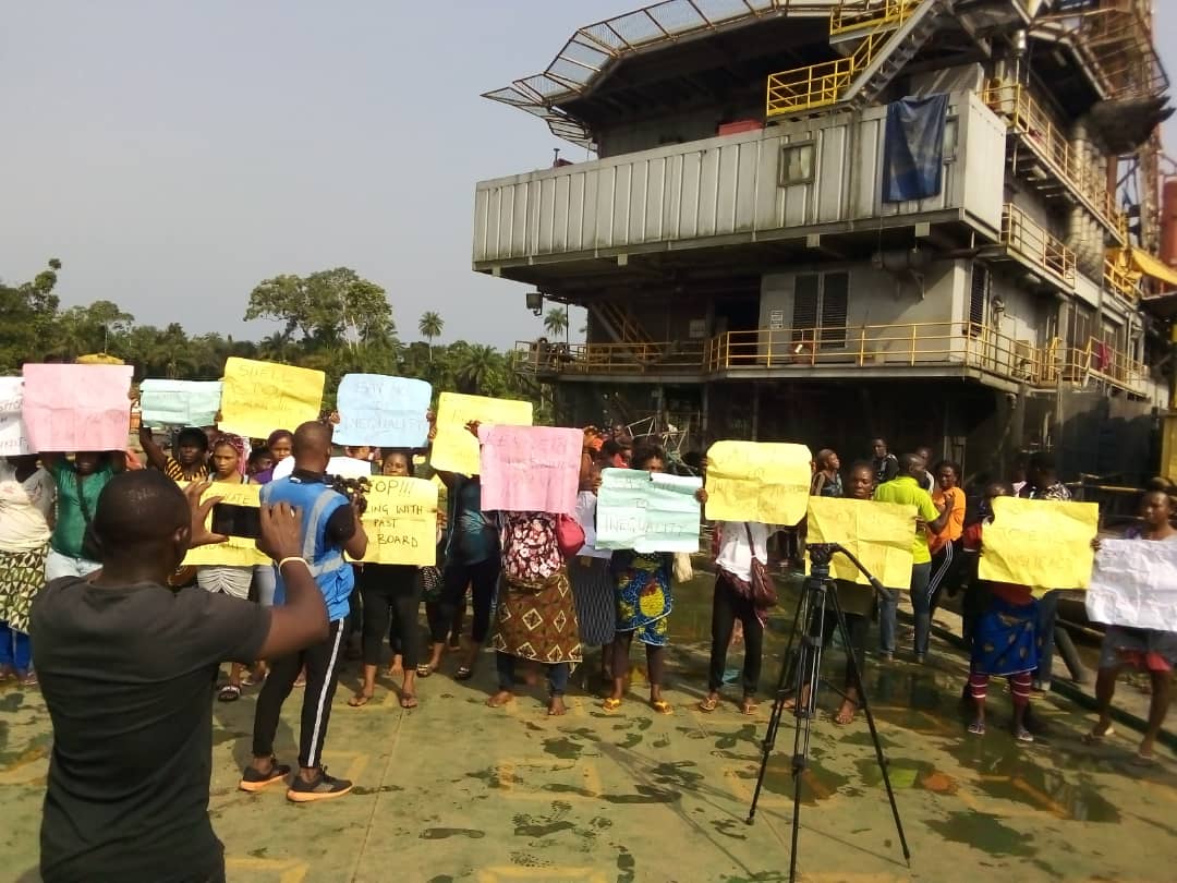 Protests Bars Shell In Bayelsa Community